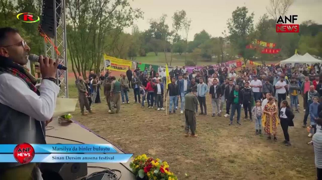 ⁣Kurdistaniyên li Fransayê festîvala çanda Kurd a Snan Dêrsim li darxistin