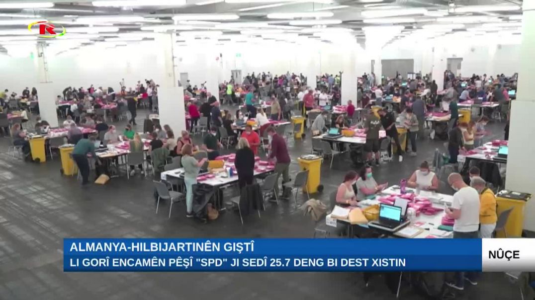 Hilbijartinên Almanya…Li gorî encamên pêşî "SPD" ji sedî 25.7 deng bi dest xistin