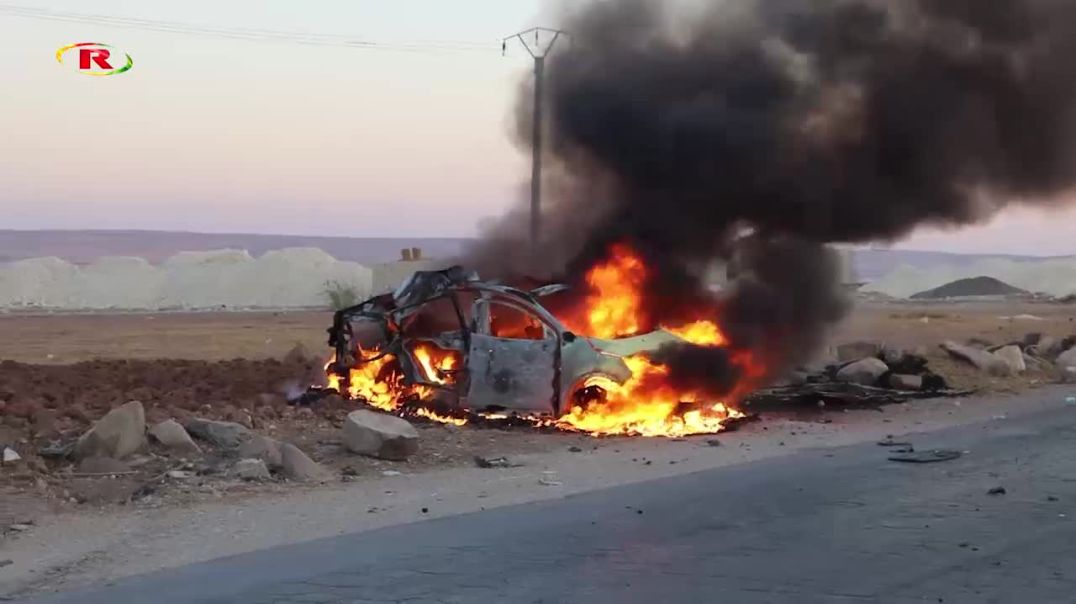 Balafirek bi çek ya bê mirov a dewleta Tirk li Kobanê li erebeyek sivîlan da