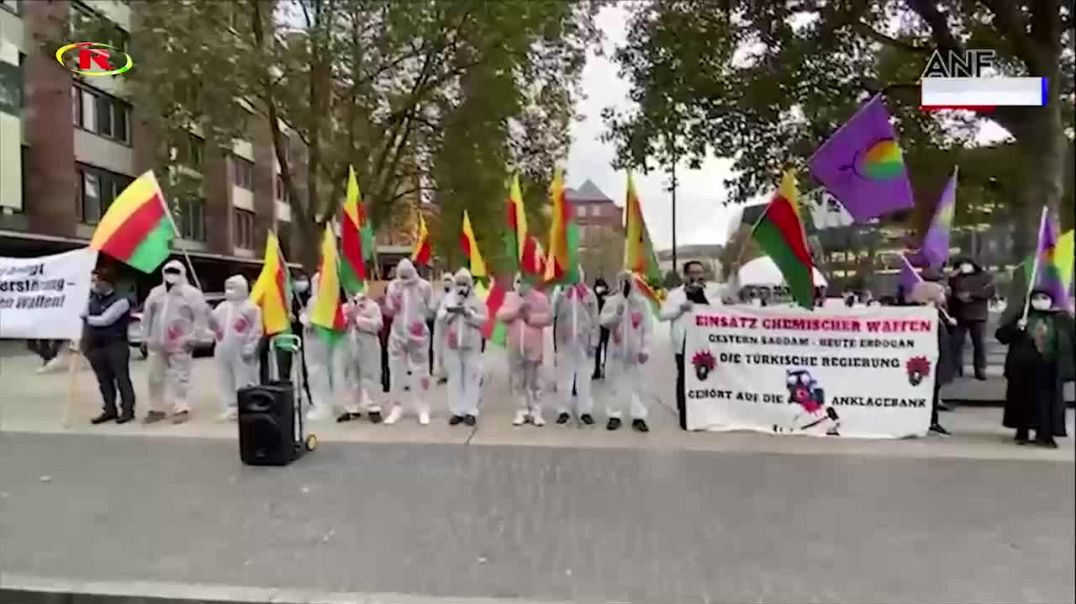 Kurdên li Elmaniya û Îngilîstanê êrişên dewleta Tirk protestokirin