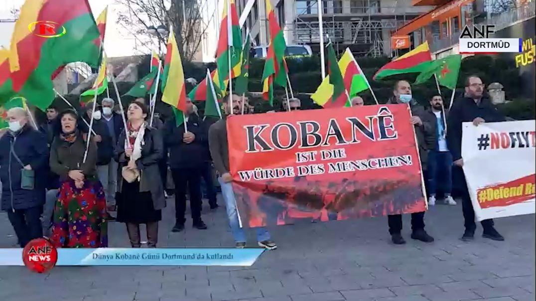 Li Almanya û Brîtanyayê bi çalakiyan roja cîhanî ya Kobanê hat pîrozkirin