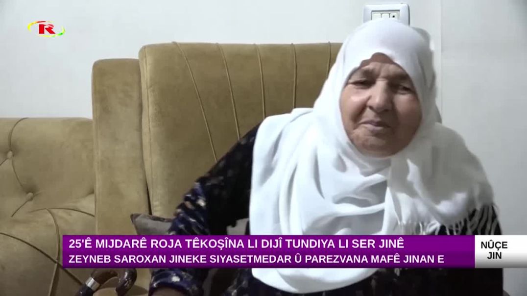 Zeyneb Saroxan jineke siyasetmedar û parezvana mafê jinan e - Rapop: Salîhe Silêman