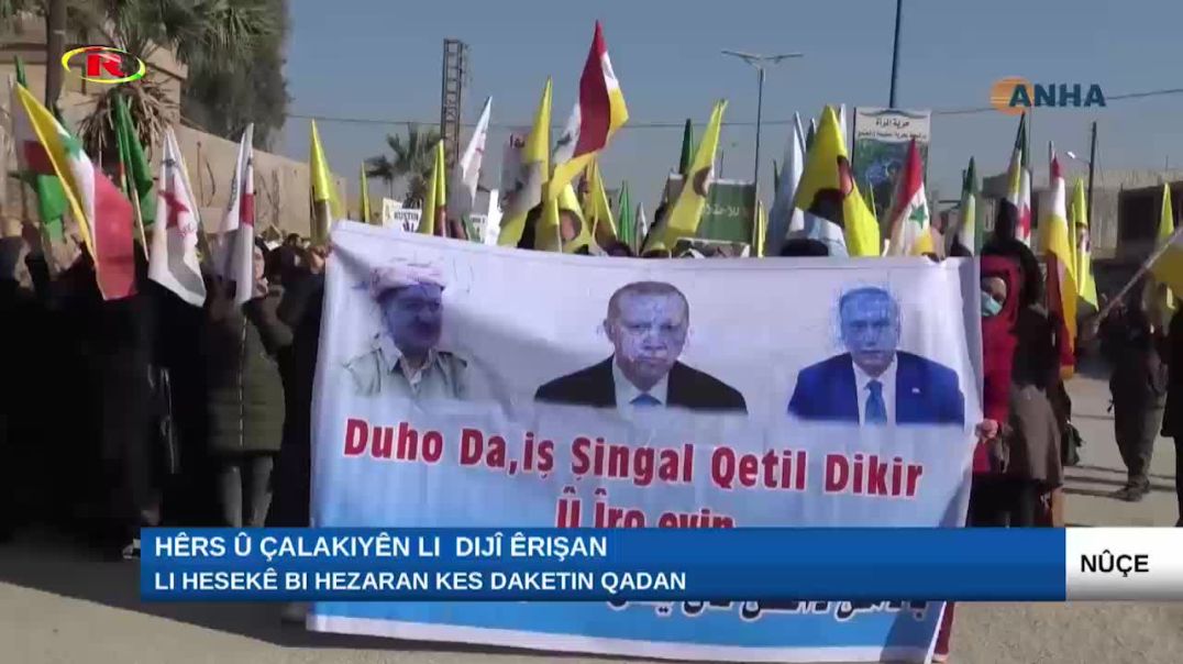 Bi hezaran kes li dijî êrişên dewleta Tirk daketin qadan