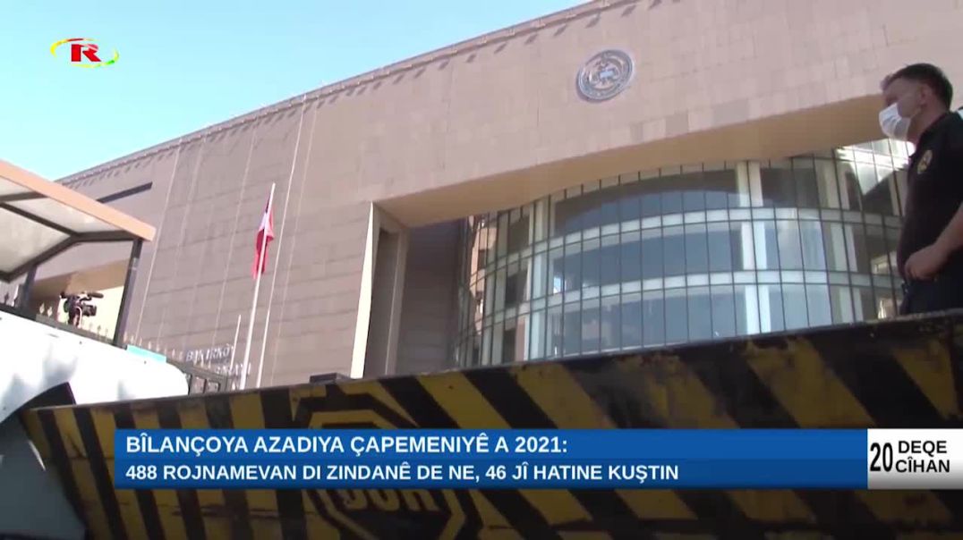 "488 rojnamevan di zindanê de ne, 46 jî hatine kuştin"