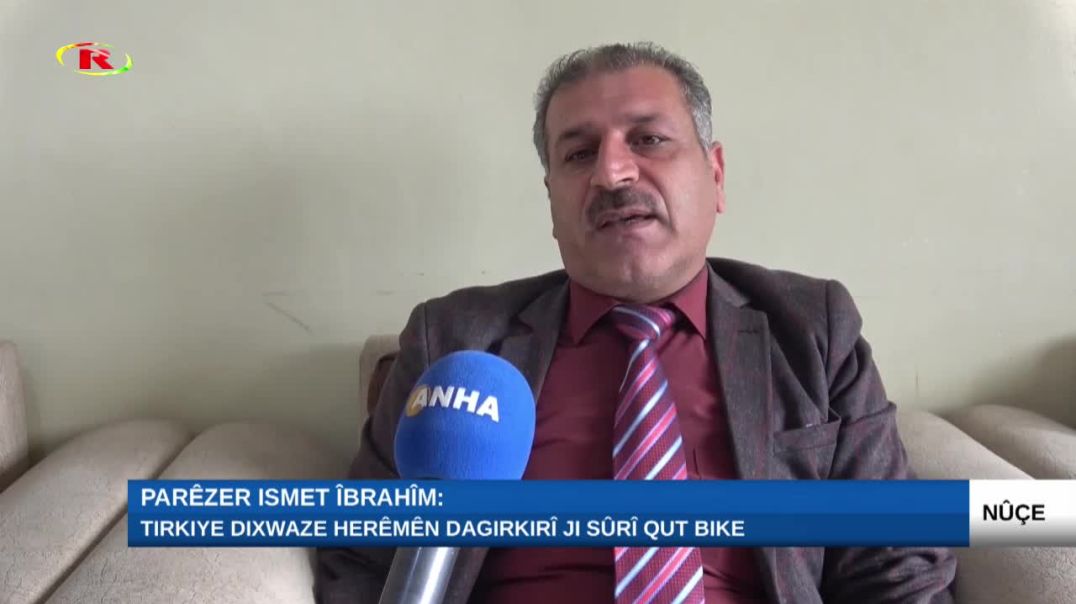 ⁣Parêzer Ismet Îbrahîm: Tirkiye dixwaze herêmên dagirkirî ji Sûrî qut bike