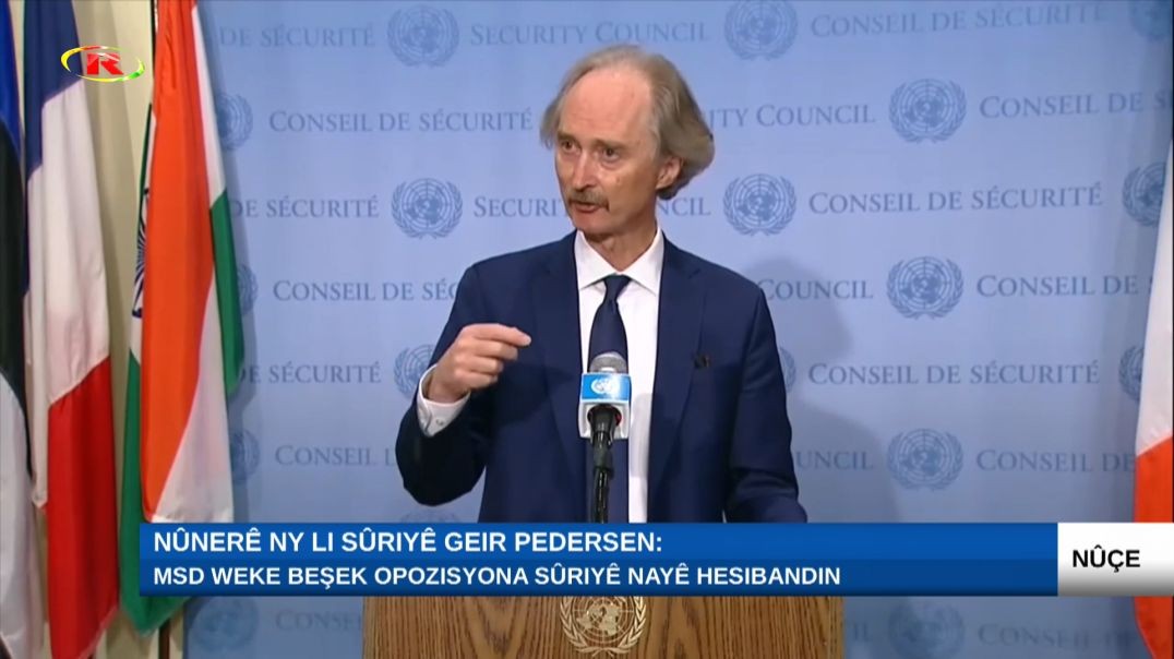 ⁣Pedersen: Pêvajoya şer li Sûriyê bi dawî bûye