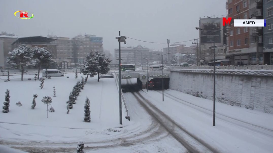 Li Amedê berfeke zêde bariya û çûnûhatin rawestiya!