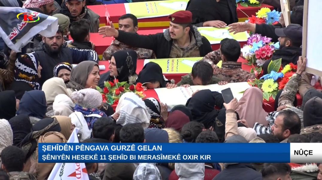 Şêniyên Hesekê 11 şehîd bi merasîmekê oxir kir