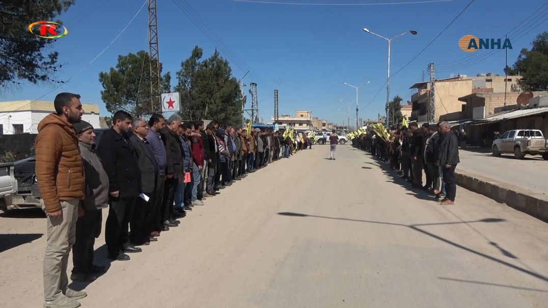 Li Rojavayê Kurdistanê şehîdên komkujiya Helebçe hatin bibîranîn