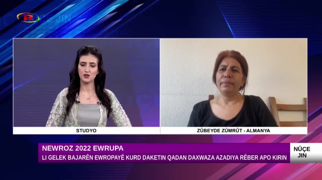 ⁣Newroz 2022 Ewrupa...Li gelek bajarên Ewropayê kurd daketin Qadan - Zûbeyde Zûmrût