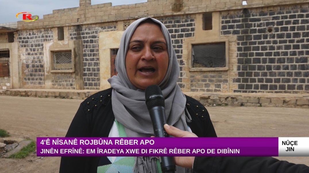 ⁣Jinên Efrînê: Em îradeya xwe di fikrê Rêber Apo de dibînin