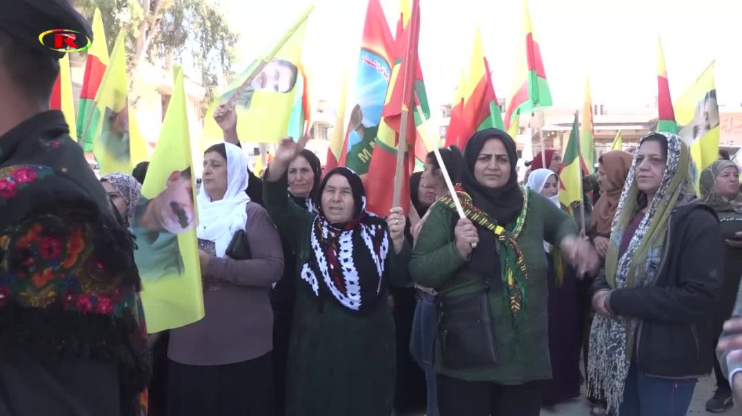 Li Bakur û Rojhilatê Sûriyê bi hezaran kes li dijî êrişan daketin qadan