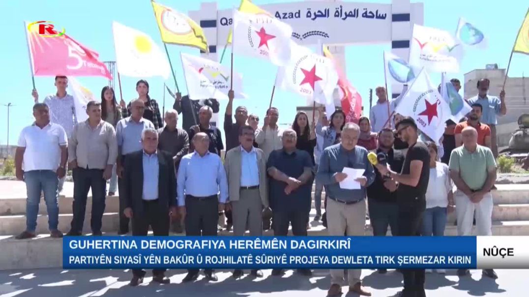 Partiyên siyasî yên Bakûr û Rojhilatê Sûriyê projeya dewleta Tirk şermezar kirin