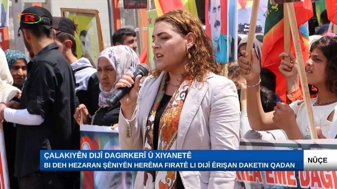 Bi deh hezaran şêniyên herêma Firatê li dijî êrişan daketin qadan