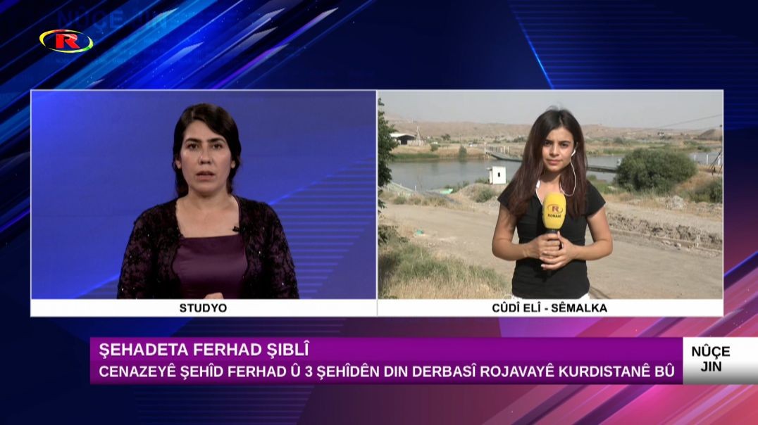 Cenazeyê Şehîd Ferhad û 3 Şehîdên din derbasî Rojavayê Kurdistanê bû