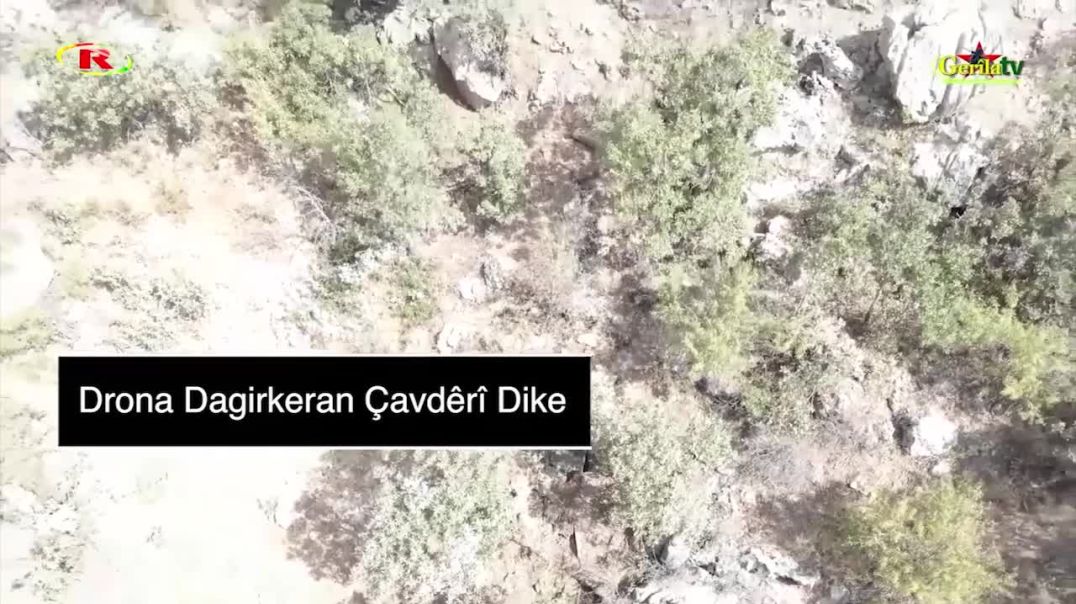 ⁣Gerîla TV dîmenê xistin û desteserkirina droneke dagirkeran weşand