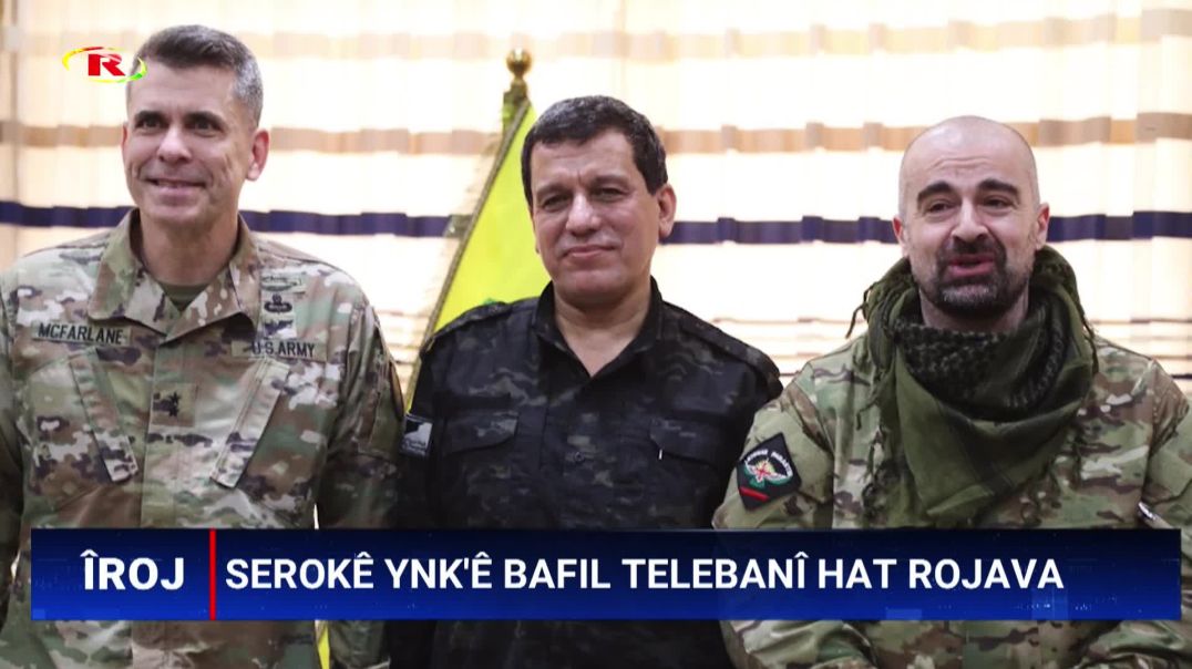 Serokê YNK'ê Bafil Telebanî hat Rojava