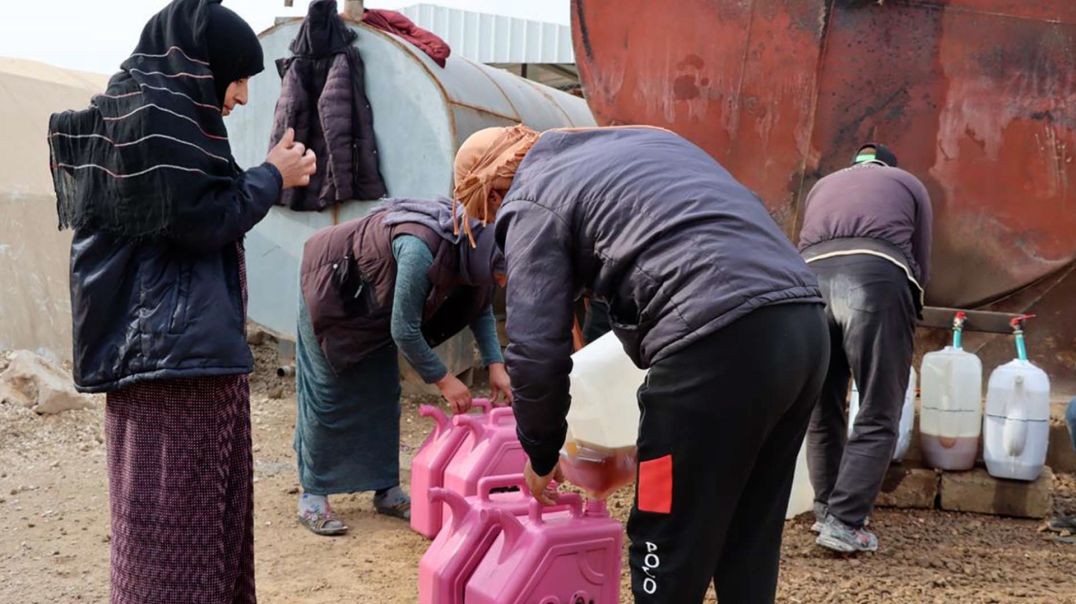 ⁣Mazot li koçberên Serê Kaniyê tê belavkirin-Nûçegihanê me: Mihemed Badilî