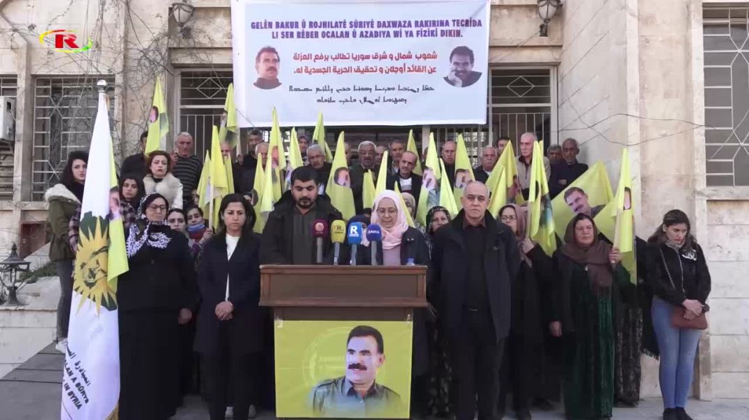 ⁣إطلاق حملة جمع تواقيع في شمال وشرق سوريا للمطالبة برفع العزلة عن القائد أوجلان