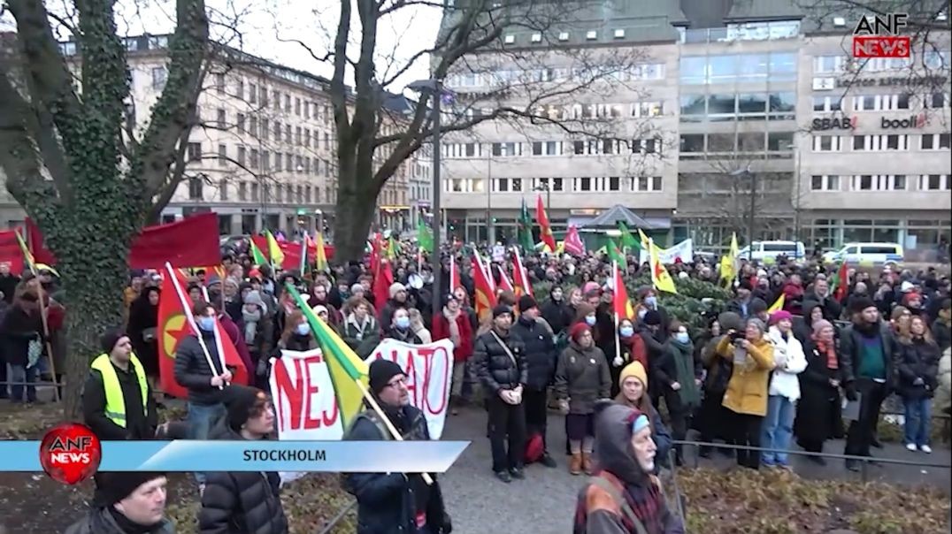 ⁣مظاهرة حاشدة في ستوكهولم تنديدا بالعزلة المفروضة على القائد