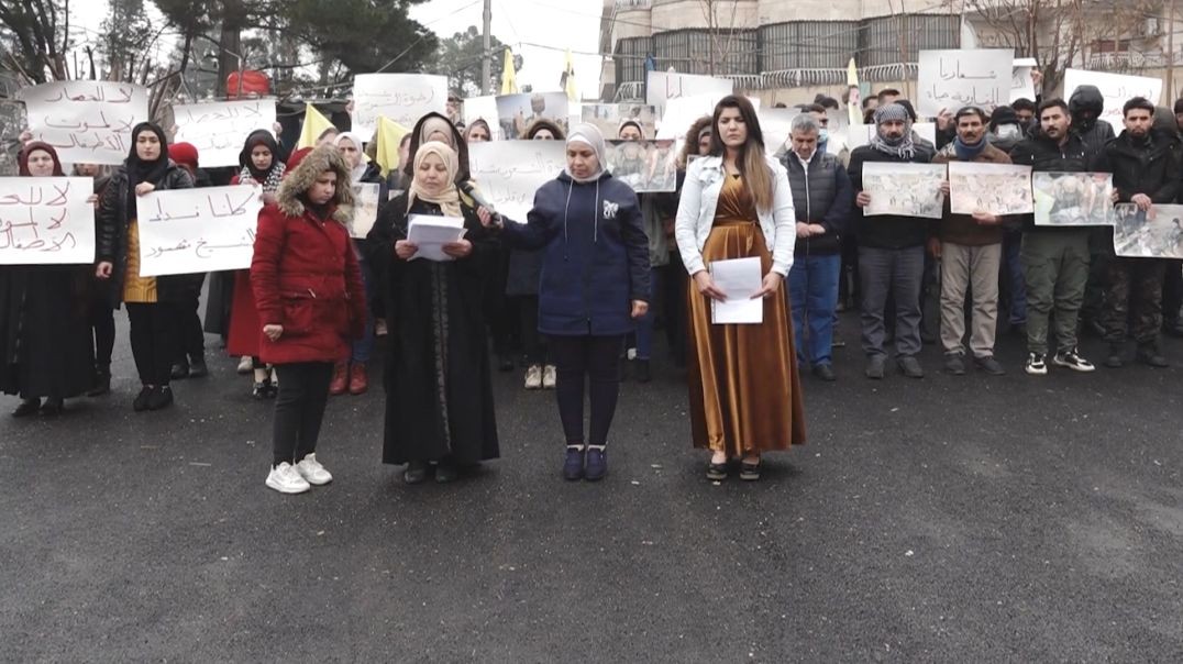 ⁣أهالي منبج يؤكدون تضامنهم مع حييّ الشيخ مقصود والاشرفية والشهباء