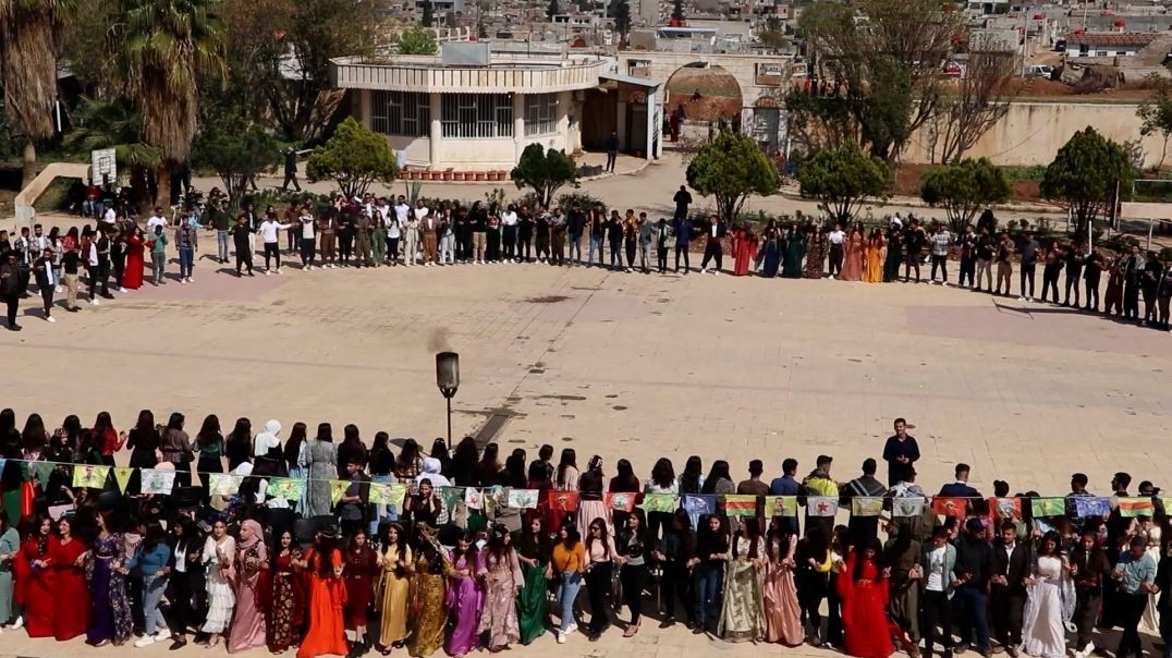 Qamişlo-li Zanîngeha Rojava Newroz hat pîrozkirin