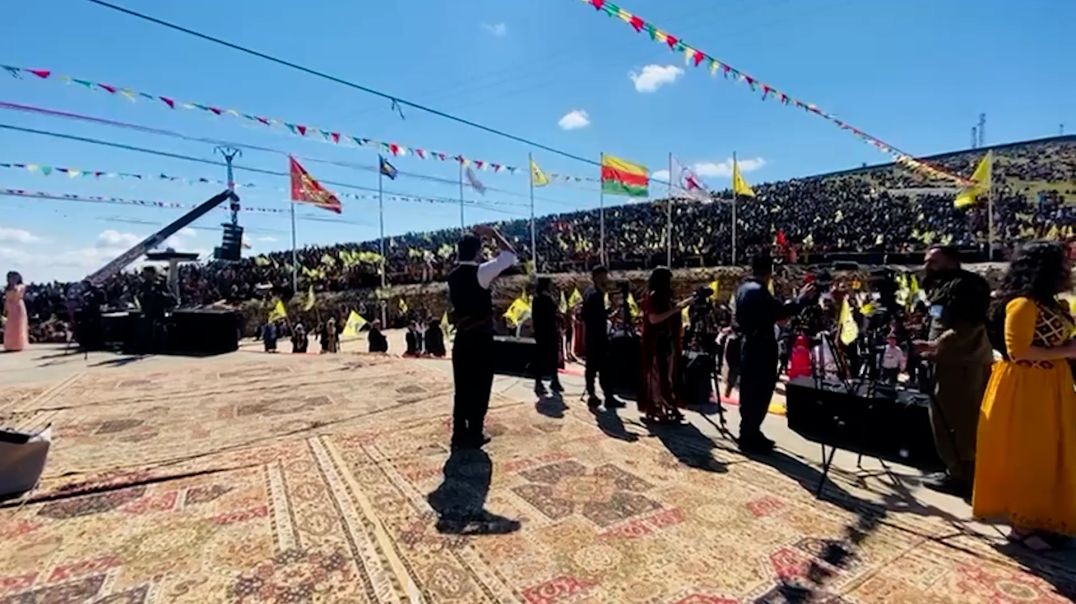 ⁣Li Kobanê, Şehba, Heleb û Reqayê Newroz hat pîrozkirin
