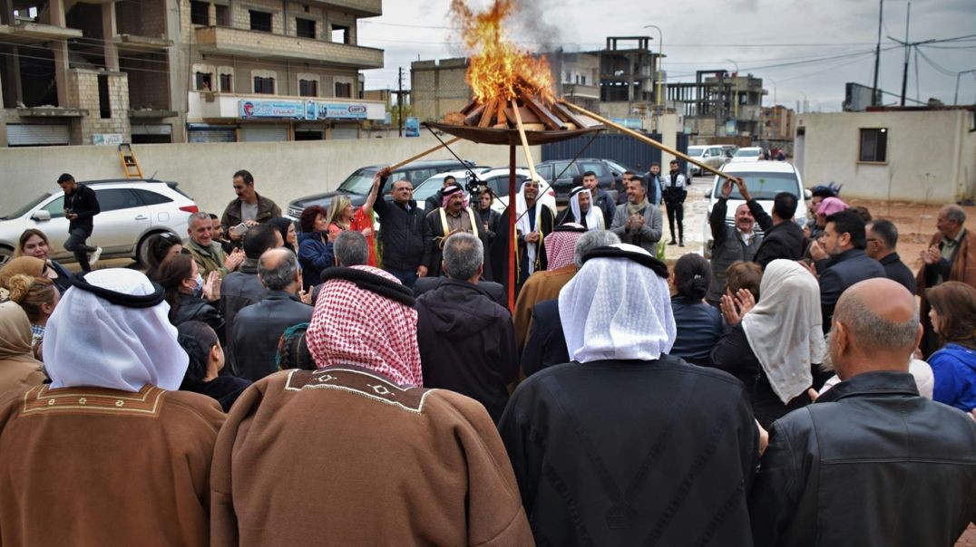 ⁣Li herêmên Bakur û Rojhilatê Sûriyê Newroz tê pîroz kirin