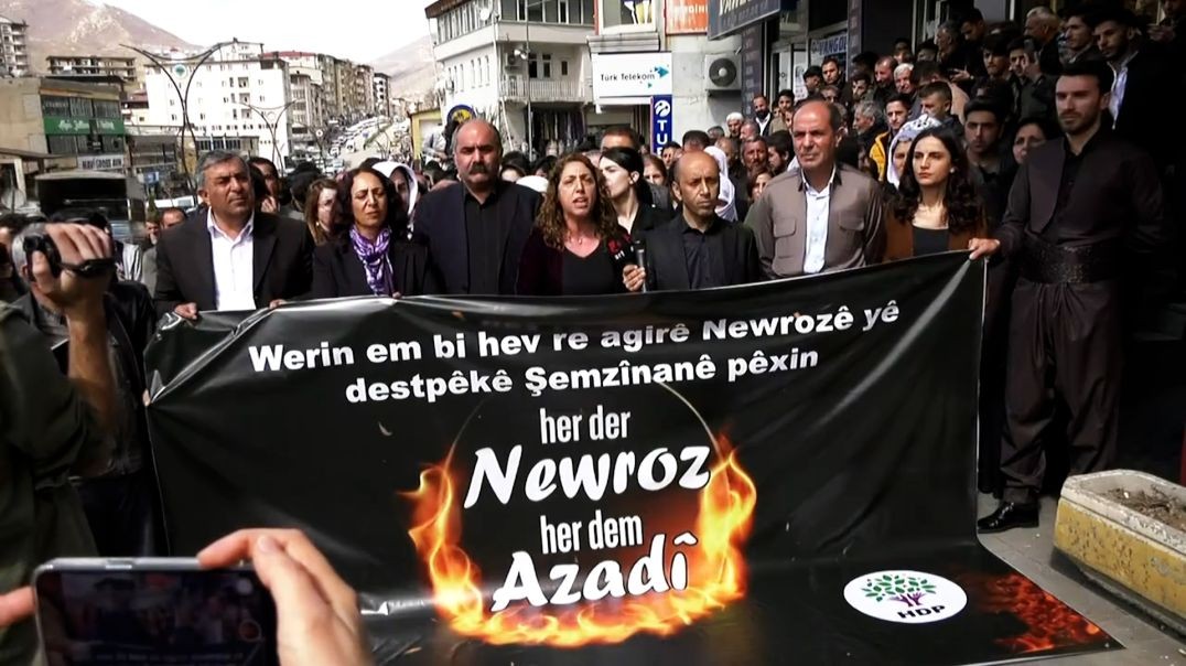 ⁣Li Şemzînanê agirê Newrozê hat vêxistin