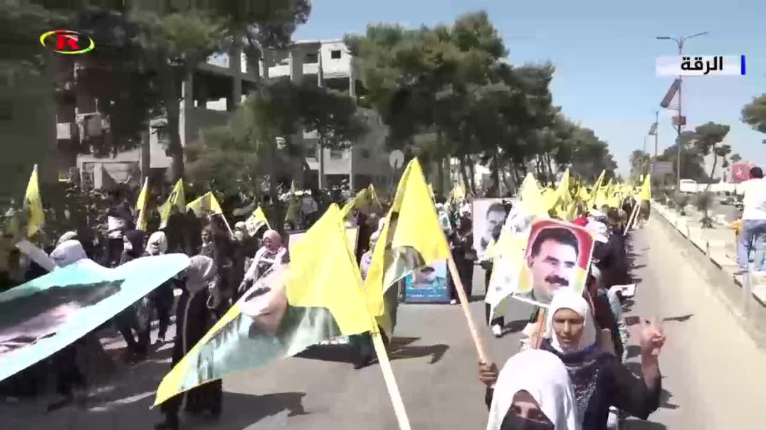 ⁣تجمع نساء زنوبيا ينظم مظاهرتين في الرقة ودير الزور للمطالبة بالحرية الجسدية للقائد عبد الله أوجلان