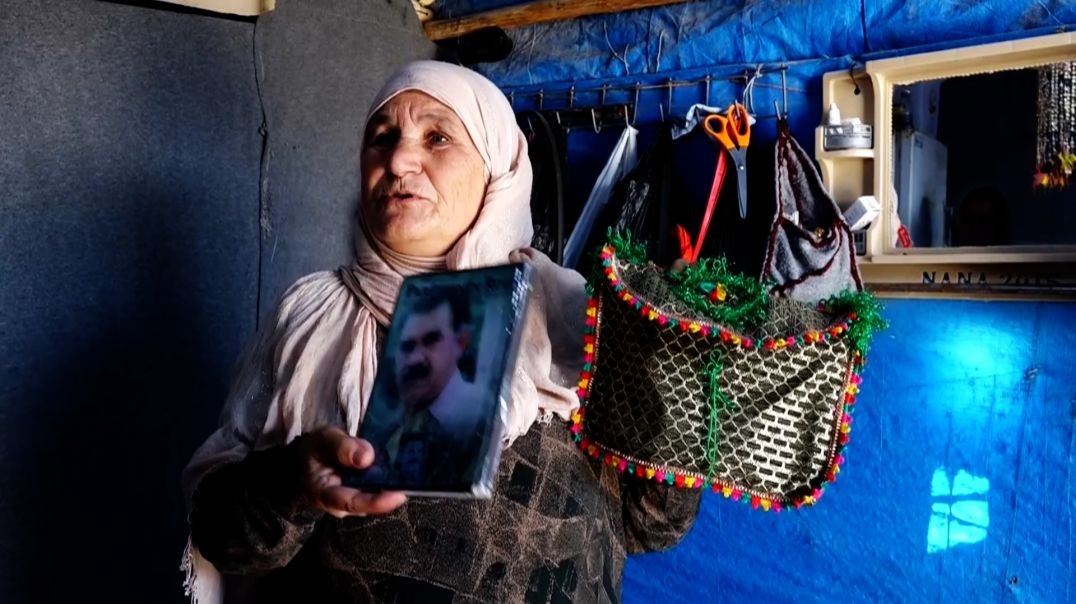 ⁣Jineke koçber ji Girê Spî helbestek li ser Rêber Apo çêkiriye