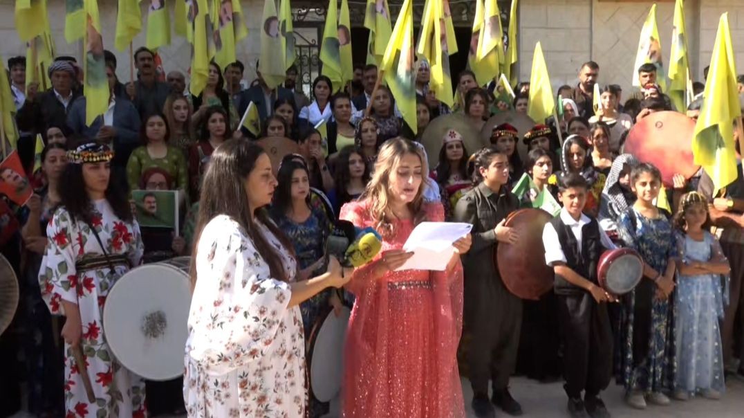 ⁣اتحاد المثقفين والفنانين ينضم لحملة “الحرية للقائد عبد الله أوجلان، الحل السياسي للقضية الكردية”