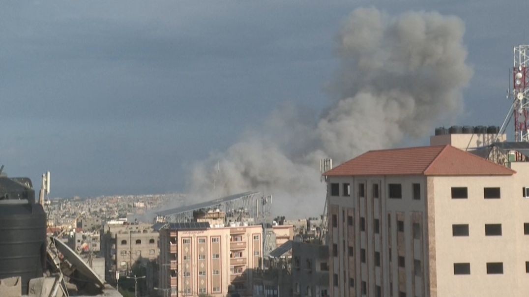 ⁣مشاهد جوية لحجم الدمار الهائل في غزة نتيجة القصف الإسرائيلي