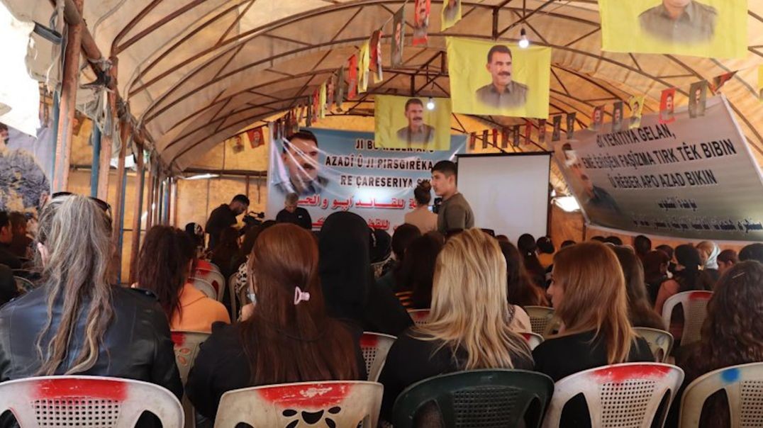 ⁣لليوم الثاني..استمرار فعاليات خيمة الاعتصام في مقاطعة الحسكة دعما لحرية القائد