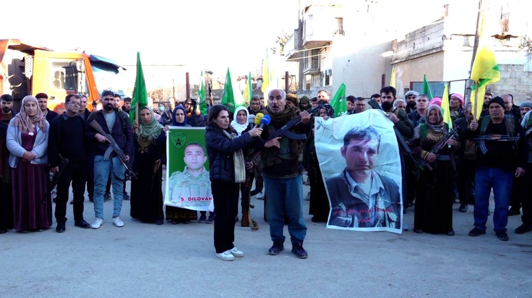 ⁣DOSYA - Şêniyên gundê Şêranê yê Rojhilatê kobanê tevlî Seferberiyê bûn