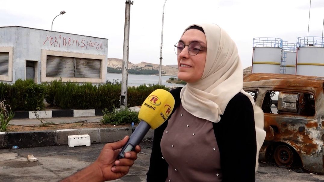 ⁣ملف - إداريات في الإدارة الذاتية يثنين على انتصار مقاومة و إرادة الشعوب في حمابة سد تشرين