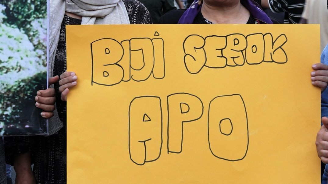 ⁣DOSYA - Şêniyên Heleb û Efrînê bi meşekê daxwaza azadiya fîzîkî ya Rêber Apo kirin