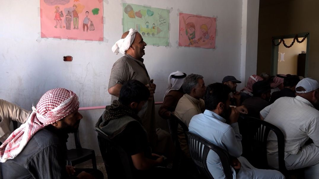 ⁣ملف - المجلس التنفيذي يواصل لقاءاته التشاورية مع الأهالي في الرقة بهدف تعزيز المشاركة المجتمعية