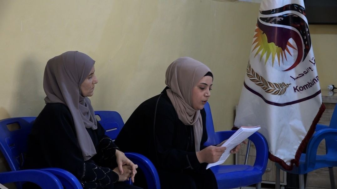 ⁣ملف - مجتمع نساء زنوبيا بمقاطعة الطبقة ينظم جلسات لقراءة مانيفستو السلام والمجتمع الديمقراطي