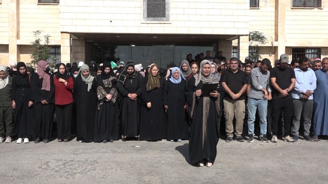 ⁣ملف - تجمع نساء زنويبا بديرالزور يدين الانتهاكات بحق أهالي حيي الشيخ مقصود و الأشرفية