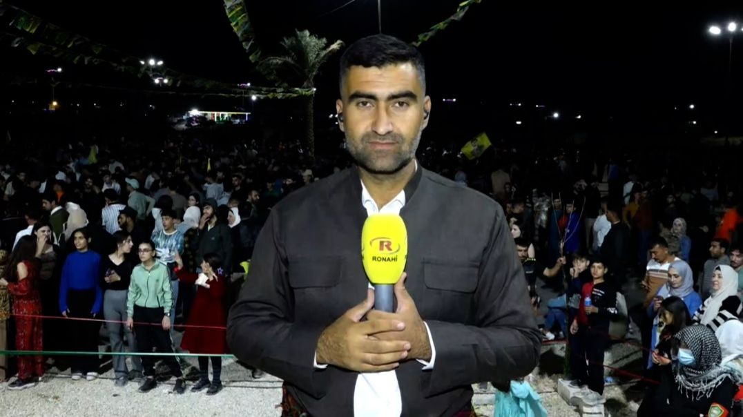 ⁣احتفالية جماهيرية حاشدة في الحسكة تأييدا لقوات سوريا الديمقراطية