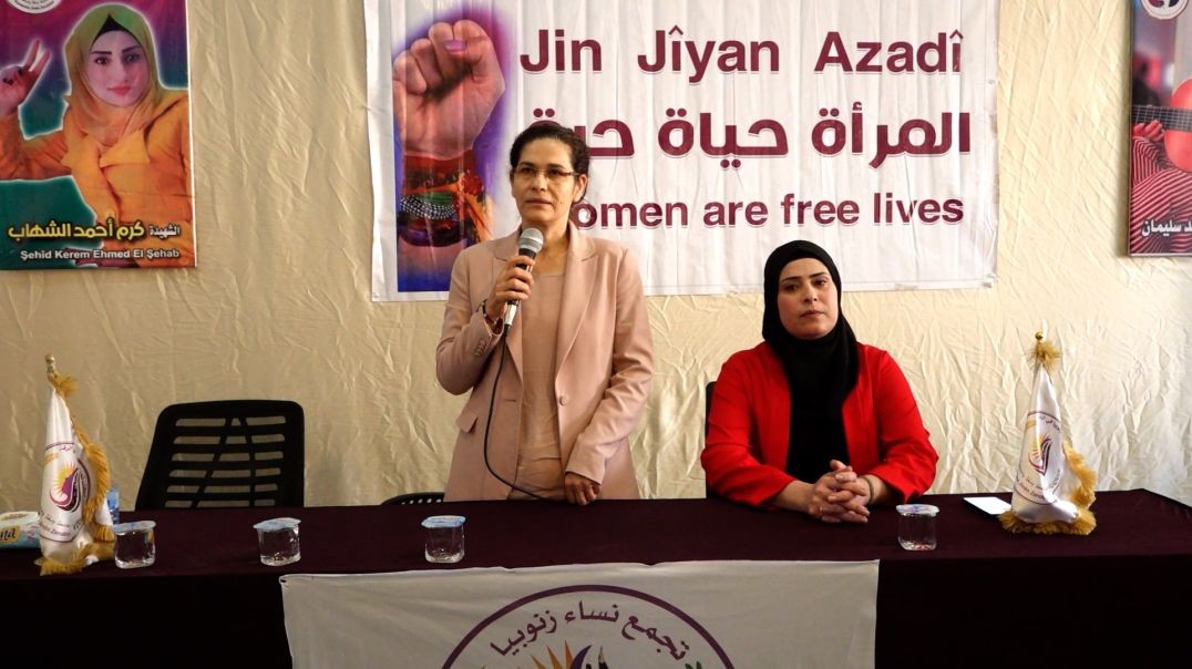 ⁣ملف - تجمع نساء زنوبيا بالرقة يطلق أولى فعاليات حملته لمناقشة التطورات السياسية وتعزيز وعي المرأة