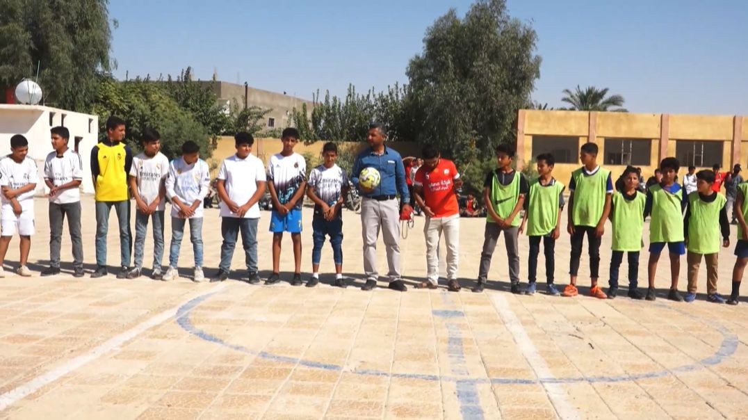 ⁣مجمع هجين التربوي..افتتاح دوري كرة القدم المدرسية للعام الدراسي الحالي-تقرير: قاسم الحردان