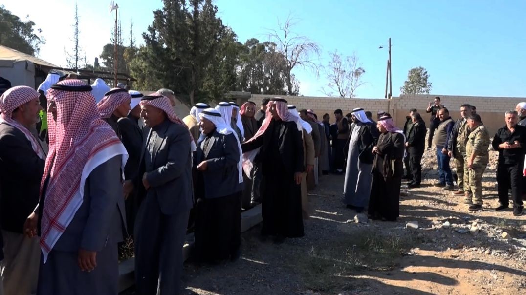 ⁣عقد صلح عشائري في مقاطعة الطبقة بين عشيرتي الشفرات والعميرات - تقرير: هبة فتيح