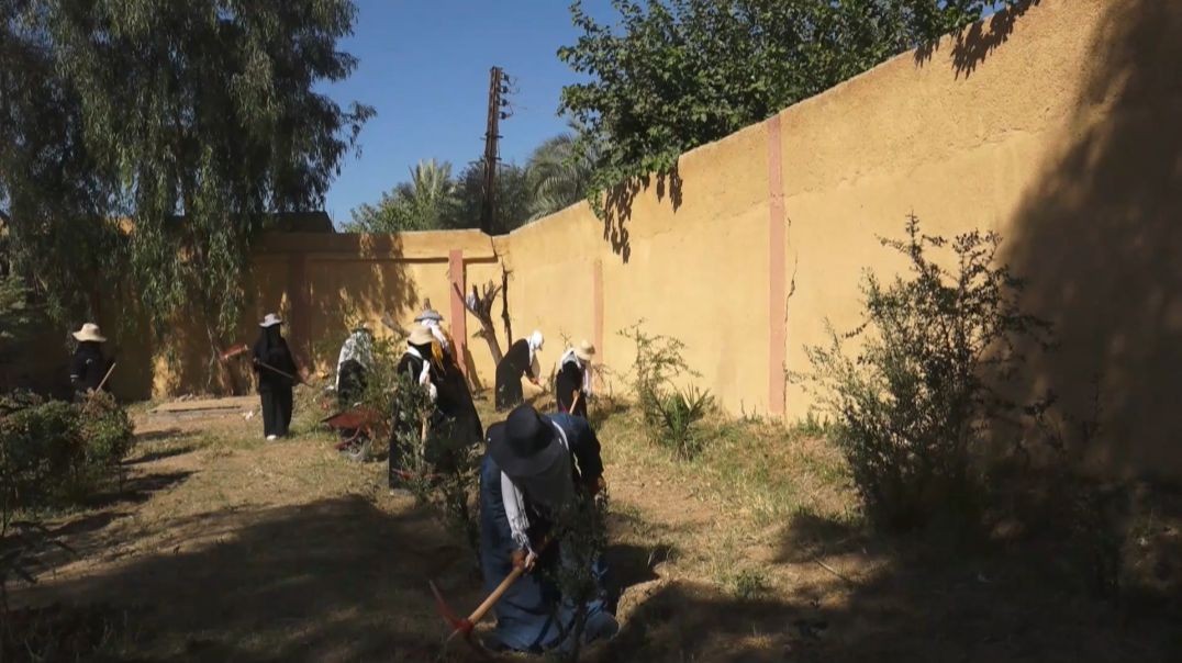 ⁣أهالي مقاطعة دير الزور ينظمون مبادرة تطوعية لتنظيف المرافق العامة والحدائق - تقرير: خديجة العبدالله