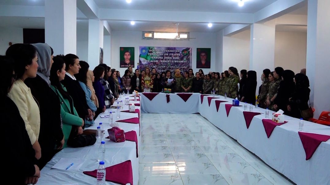 ⁣DOSYA - YPJ'ê û Meclîsa Jin a PYD'ê ua Kantona Firatê komxebatek li darxistin