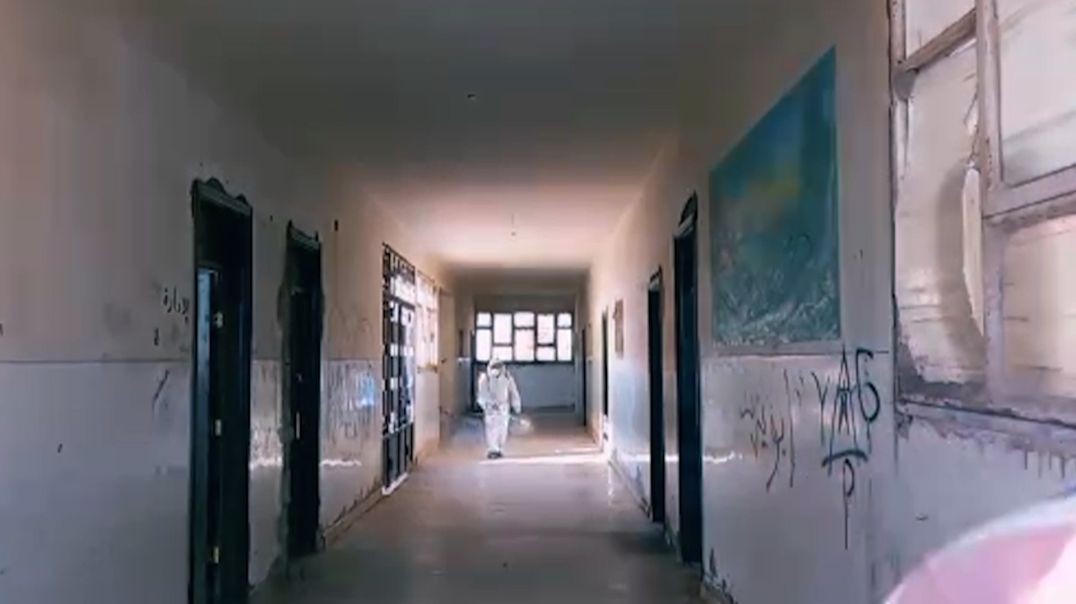 ⁣عقب موجة انتشار الفيروس الموسمي... حملة لتعقيم مدارس مركدة وريفها جنوب الحسكة تقرير: قحطان صليبي