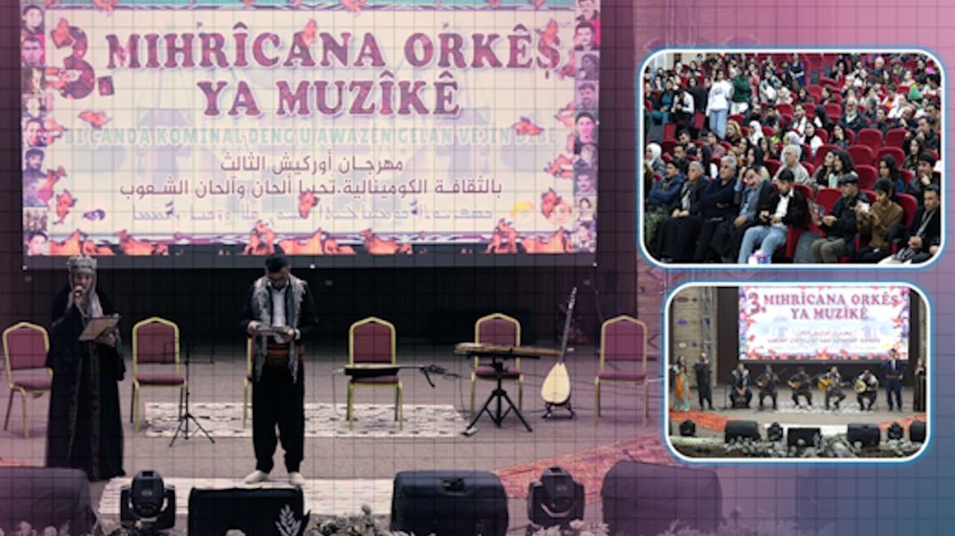3. Festîvala Orkêş a Mûzîk û Stranên Gelan di roja xwe ya 2. de didome