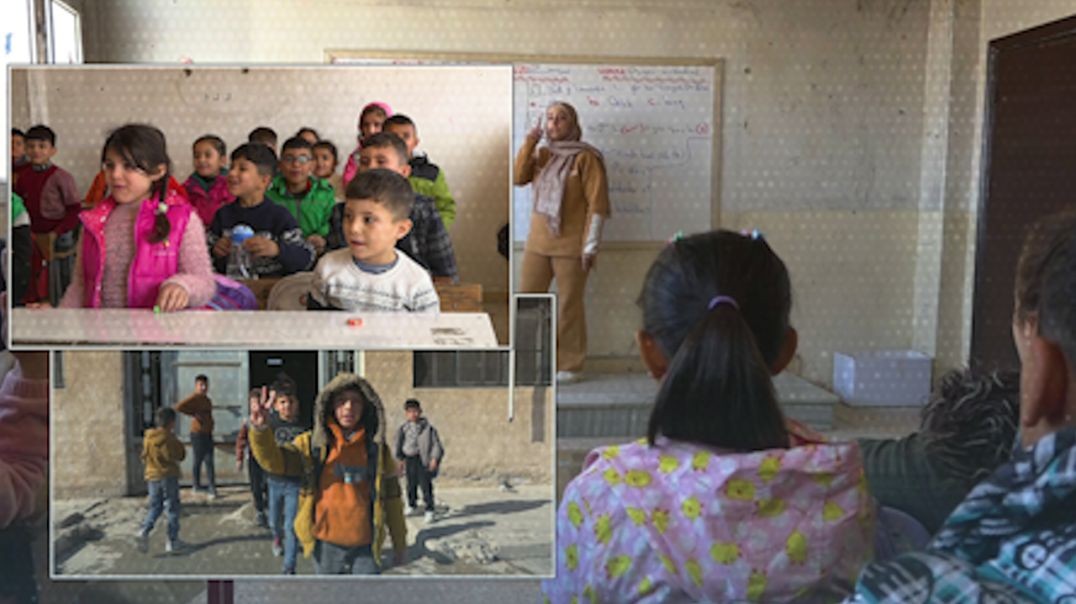 ⁣Xwendekarên koçber li dibistanên Hesekê bê pirtûk û mazot in-Rapor: Mihemed Badilî