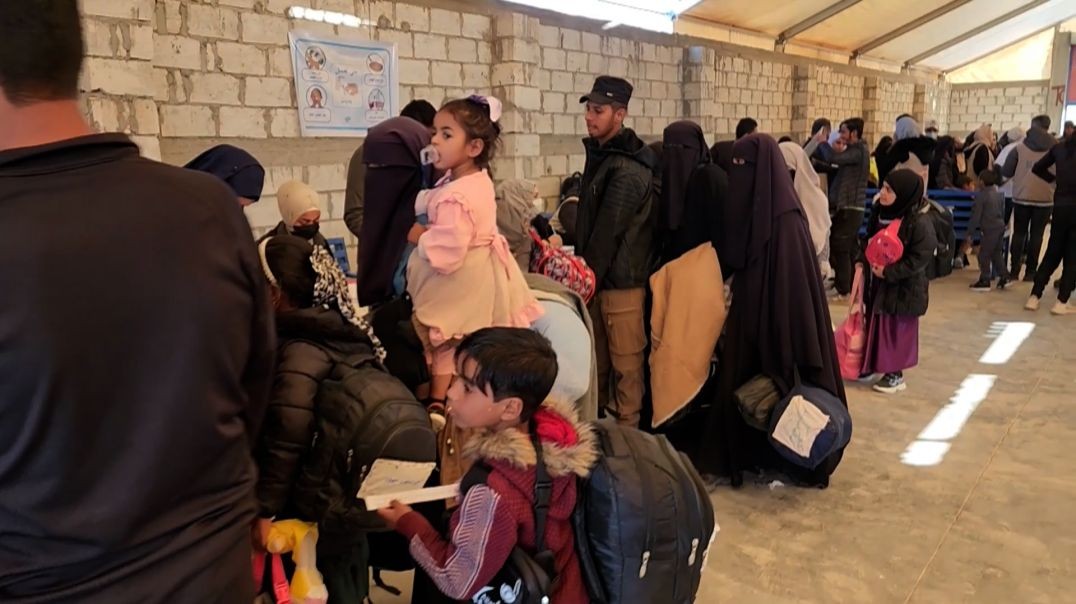 مخيم الهول..240 عائلة عراقية تستعد للمغادرة بتجاه الأراضي العراقية